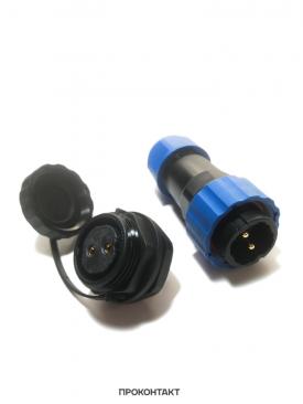 Купить Разъем герметичный SZC21 SP21-2L 2P-M-FB 2 контакта в Челябинске