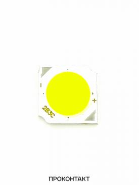 Купить Светодиод мощный COB  3W 9-12V 300mA 4000K 14*14мм в Челябинске