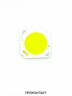 Купить Светодиод мощный COB  7W 21-24V 300mA 4000K 13*13мм в Челябинске