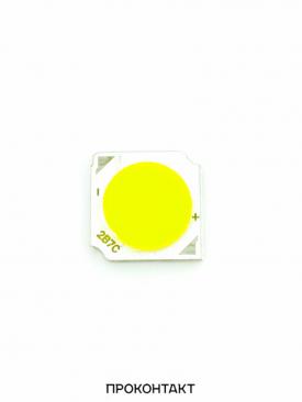 Купить Светодиод мощный COB  7W 21-24V 300mA 6500K 13*13мм в Челябинске