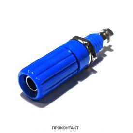 Купить Гнездо банан Z019 4mm Binding Post синий в Челябинске