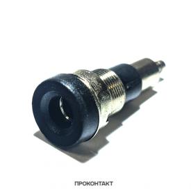 Купить Гнездо банан Z010 4mm panel jack черный в Челябинске
