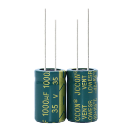 Купить Конденсатор электролитический   1000UF  35V 105*C 13*21 JCCON в Челябинске