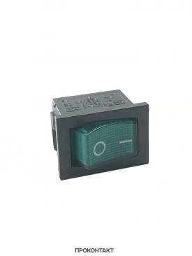 Купить Переключатель KCD1-101N ON-OFF 15A 12V (3 контакта) зеленый в Челябинске