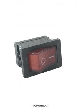 Купить Переключатель KCD1-101N ON-OFF 15A 12V (3 контакта) красный в Челябинске