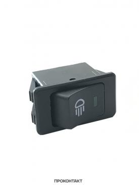 Купить Переключатель клавишный ASW-17D 12V 35А (4с) ON-OFF  с зеленой LED подсветкой в Челябинске