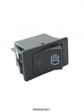 Купить Переключатель клавишный ASW-17D 12V 35А (4с) ON-OFF  с красной LED подсветкой в Челябинске