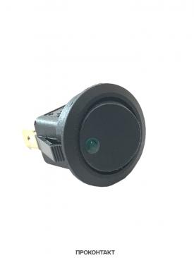 Купить Переключатель KCD1-08L ON-OFF 16A 12V (3 контакта) зеленый в Челябинске