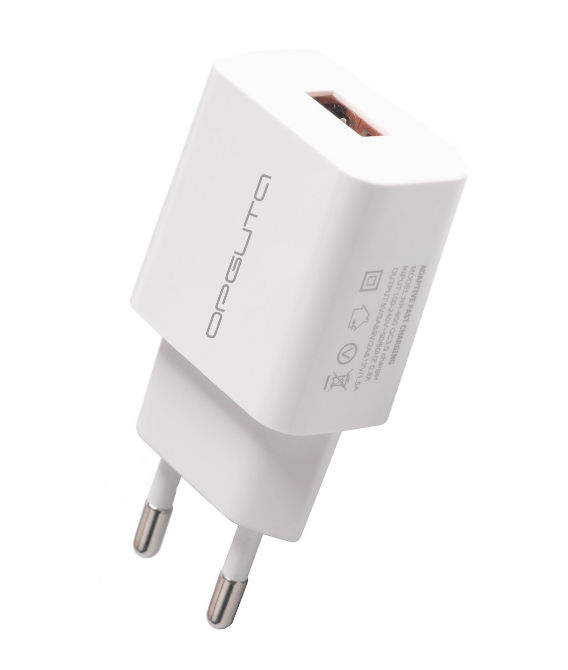 Купить Зарядное устройство 1*USB OT-APU29 белый (QC3.0, 3000mA) (факт. 3000мА) в Челябинске