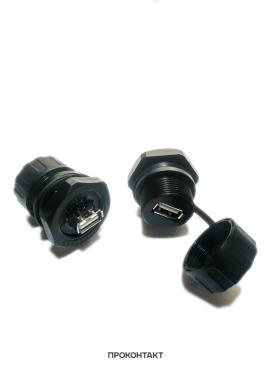 Купить Гнездо USB 2.0 герметичное на корпус M25USBZ0-2.0G в Челябинске