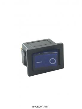 Купить Переключатель KCD1-101N ON-OFF 6A 250V (3 контакта) синий в Челябинске
