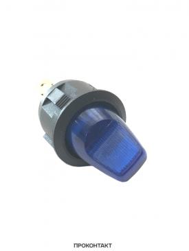 Купить Переключатель KCD1-05N-5H on-off 6A 250V (3 контакта) синий в Челябинске