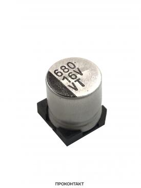 Купить Конденсатор  680uF 16V 10x10 105*C в Челябинске