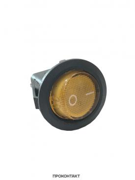 Купить Переключатель KCD1-08N ON-OFF 20A 12V (3 контакта) желтый в Челябинске