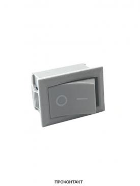 Купить Переключатель KCD1-101 ON-OFF 6A 250V (2 контакта) серый в Челябинске