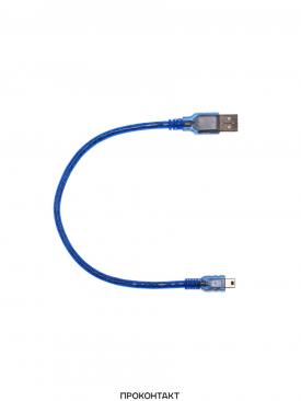 Купить Кабель USB - microUSB (0.3 метра) прозрачный в Челябинске