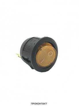 Купить Переключатель KCD1-05N ON-OFF 6A 250V (3 контакта) желтый в Челябинске