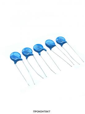 Schema Товара Варистор 07K180 07D180K  7мм 18V (5 штук)