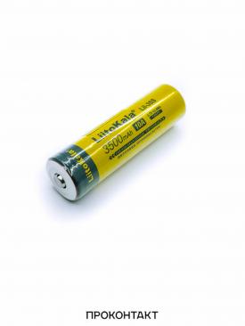 Купить Аккумулятор литий-ионный 18650 Liitokala 3500mah 10A Lii-35S (факт 3500mah) с наконечником в Челябинске