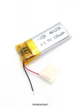 Купить Аккумулятор литий-полимерный 4.0*12*30 401230 (3.7В, 120mah) в Челябинске