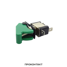 Купить Тумблер SAC-01 зеленый ASW-07D (20A 12VDC) в Челябинске