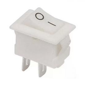 Купить Переключатель KCD5-101 KCD11 on-off 3A 250V (2 контакта) белый медные ножки в Челябинске