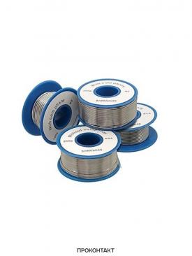 Купить Припой Sn60/Pb40 d0.5mm 100g с флюсом в Челябинске