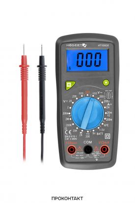 Купить Мультиметр цифровой HOGERT 0-750В HT1E602 в Челябинске