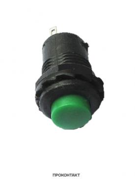 Купить Кнопка DS-428 1.5A/250VAC без фиксации зеленая в Челябинске