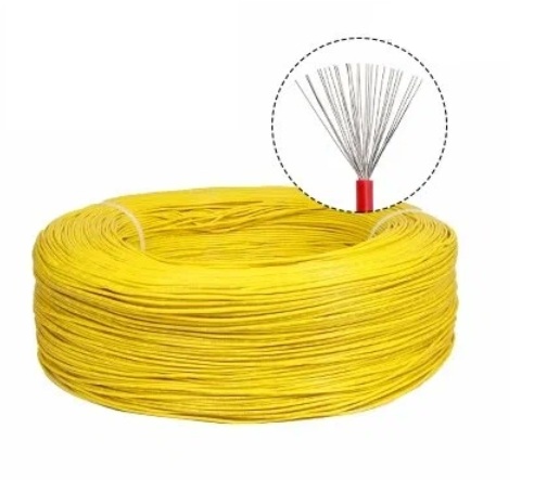 Купить Провод UL1007 22AWG (0.33мм², луженая медь) желтый (на отрез, цена за 1 метр) Провод UL1007 22AWG (0.33мм², луженая медь) желтый (на отрез, цена за 1 метр)