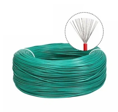 Купить Провод UL1007 28AWG (0.08мм², луженая медь) зеленый (на отрез, цена за 1 метр) Провод UL1007 28AWG (0.08мм², луженая медь) зеленый (на отрез, цена за 1 метр)