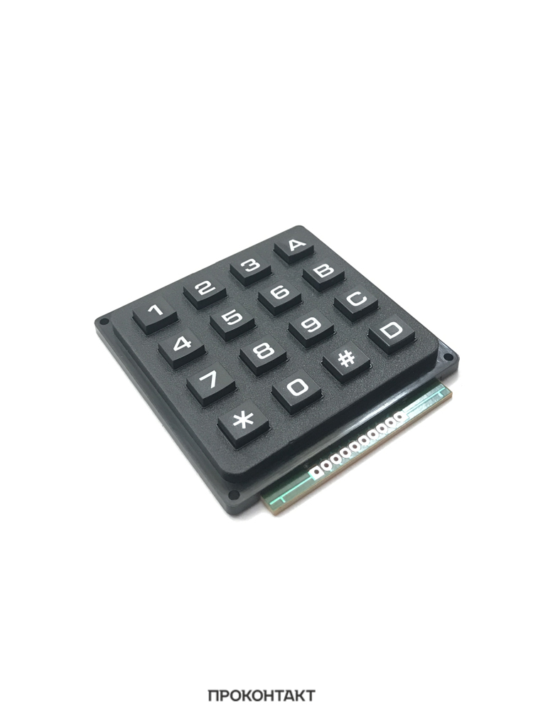Маленькая картинка #28938 товара Клавиатура матричная 4х4 для Arduino 