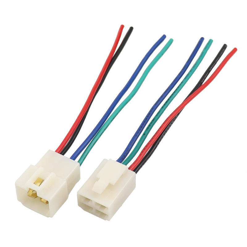 Разъем DJ7041-6.3-11/21 (4 контакта, пара с проводами 18AWG 120мм)