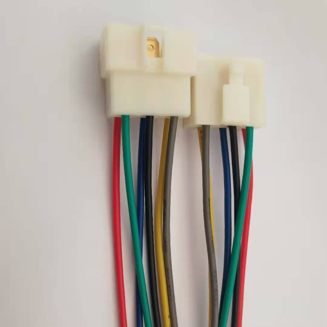 Разъем DJ7061-6.3-11/21 (6 контактов, пара с проводами 18AWG 120мм)