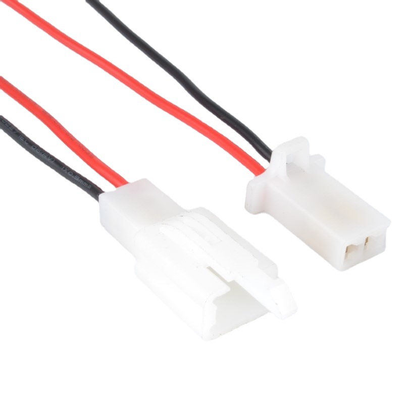 Разъем DJ7021A-2.8-11/21 автомобильный 2 контакта с проводами 100мм