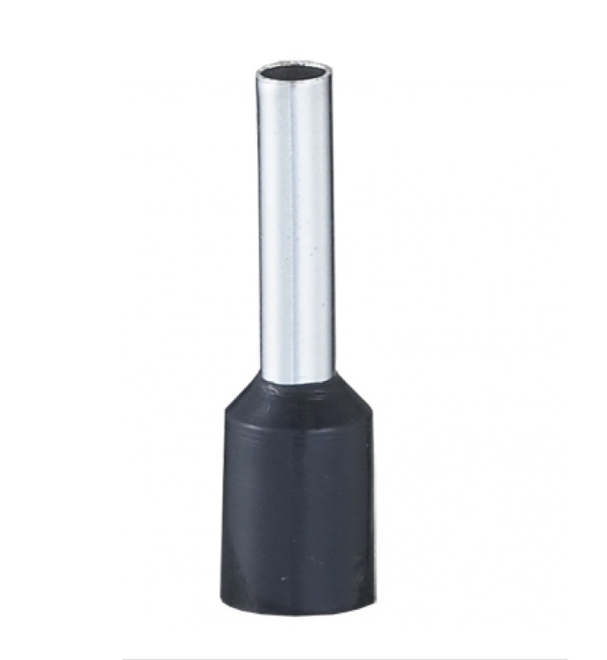 Наконечник НШВИ  2.5-12 DN02512 E2512 (14GA 2.5мм2 12мм) черный