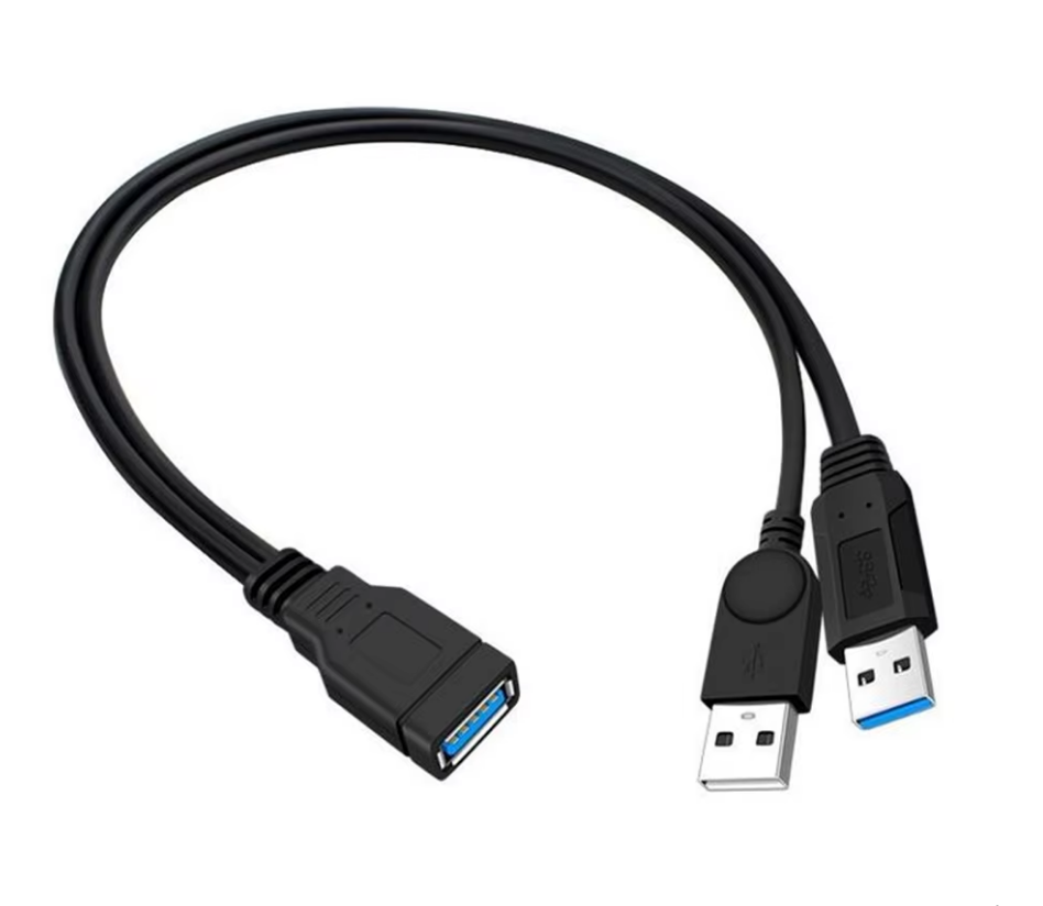 Купить Кабель USB-A (2 штекера-1гнездо) (0,3 метра) в Челябинске