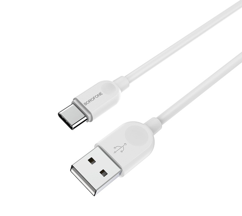 Купить Кабель USB - TYPE-C Borofone BX14 2А (2 метра) Белый в Челябинске