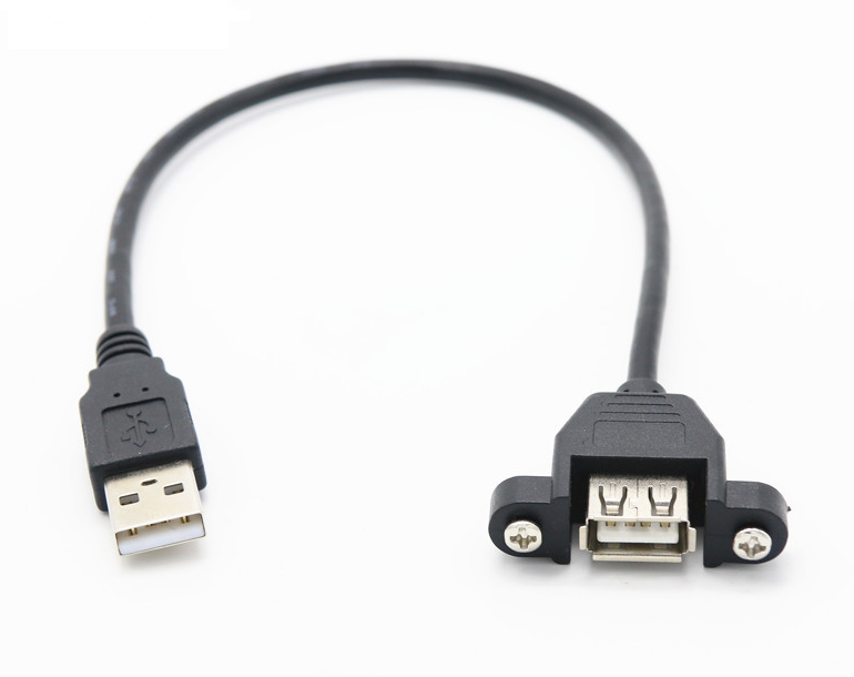 Купить Кабель USB-A 2.0 (штекер-гнездо) (0.3 метра) на корпус в Челябинске