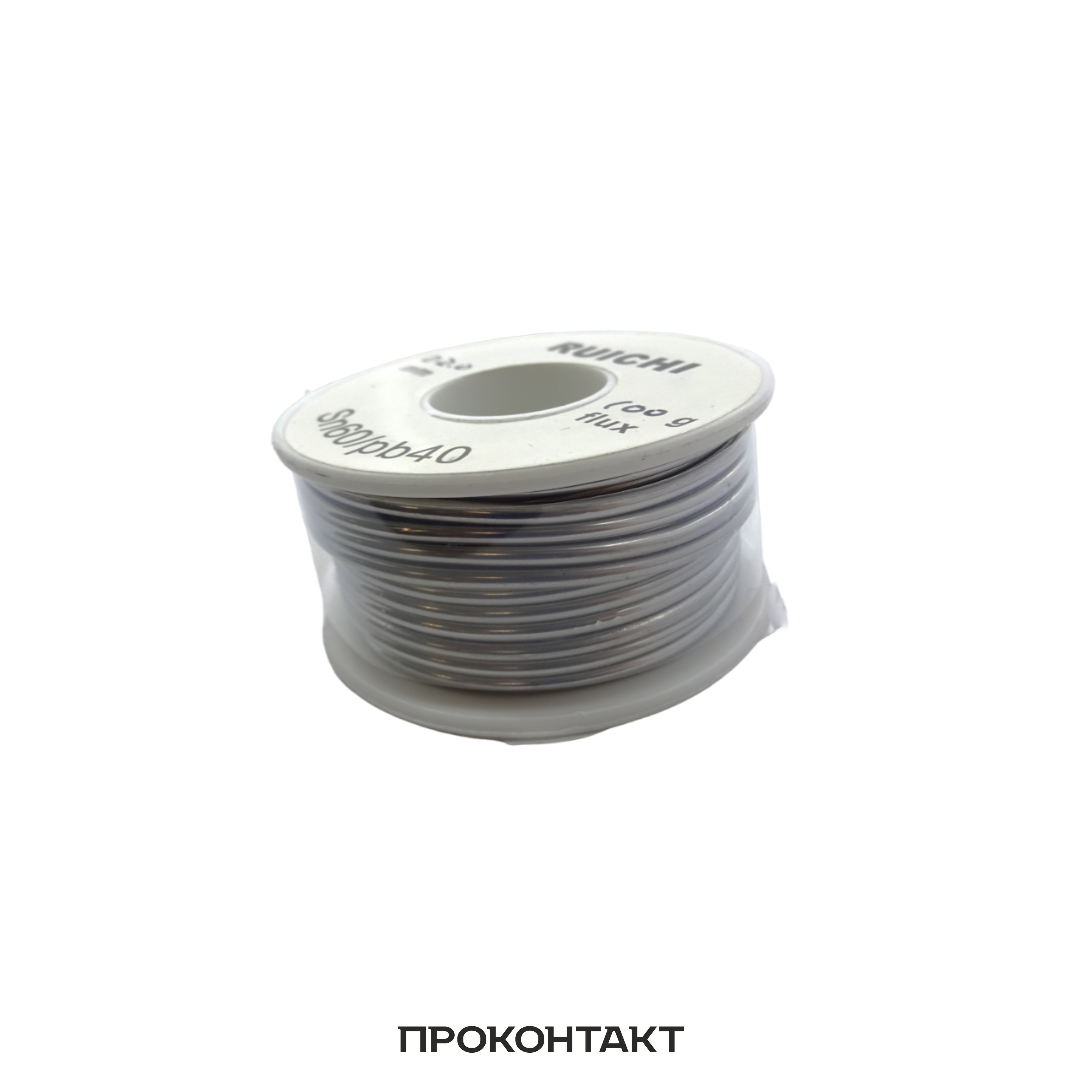 Купить Припой Sn60/Pb40 d2.0mm 100g с флюсом в Челябинске