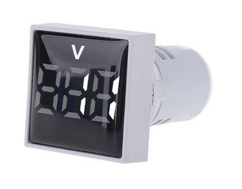 Купить Вольтметр цифровой DMS-121 22мм 20-500VAC белый в Челябинске