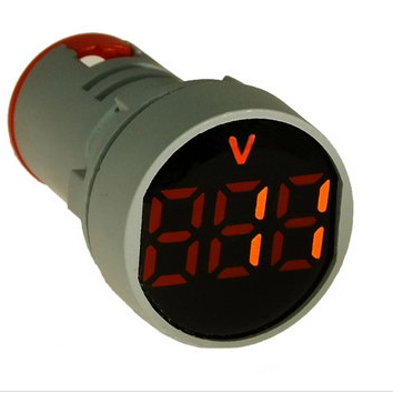 Купить Вольтметр цифровой DMS-105 22мм 20-500VAC красный в Челябинске