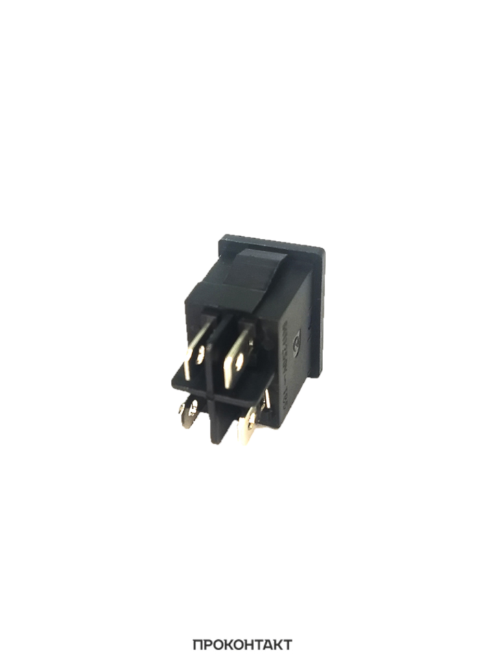 Купить Переключатель KCD1-201N ON-OFF 6A 250V (4 контакта) синий в Челябинске