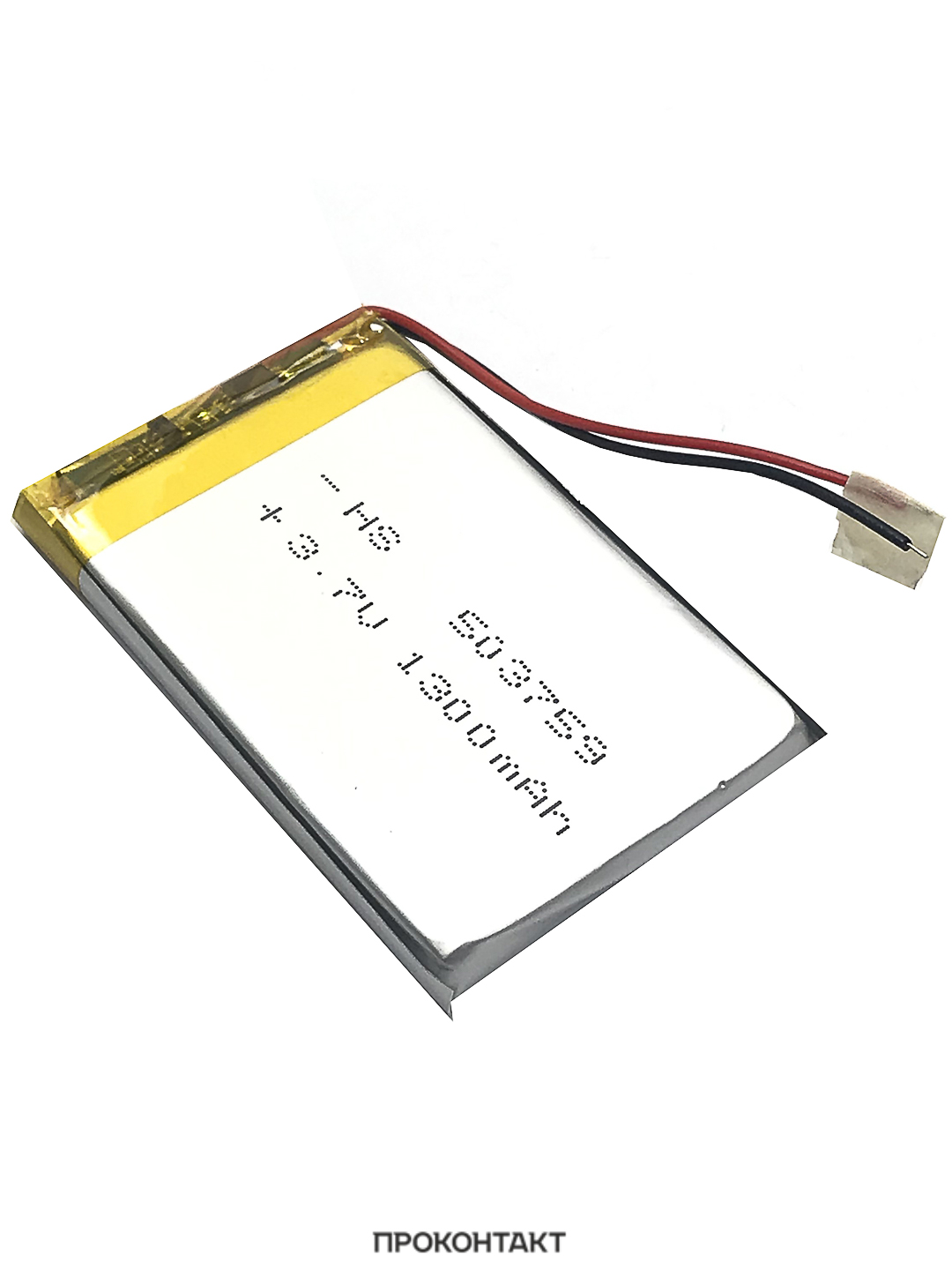 Купить Аккумулятор литий-полимерный 5.0*37*59 503759 (3.7В, 1200mah) в Челябинске