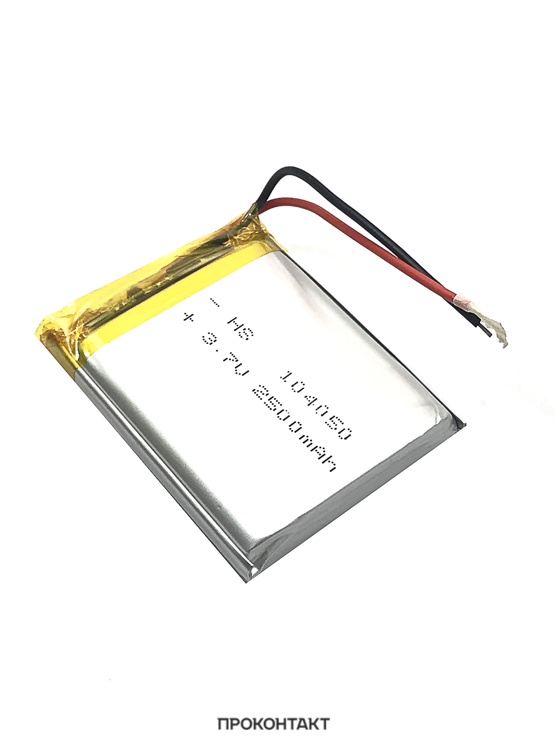 Купить Аккумулятор литий-полимерный 10*40*50 104050 (3.7В, 2500mah) в Челябинске