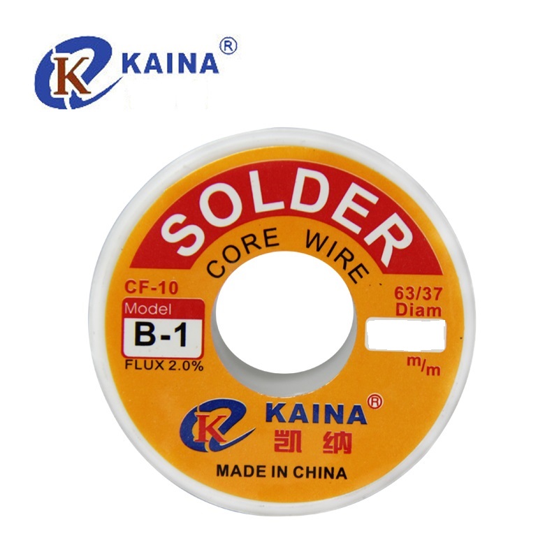 Купить Припой KAINA B 1.5мм Sn63/Pb37 с флюсом CF-10  80гр в Челябинске