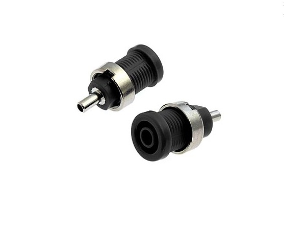 Клемма Z014 4mm panel jack BLACK