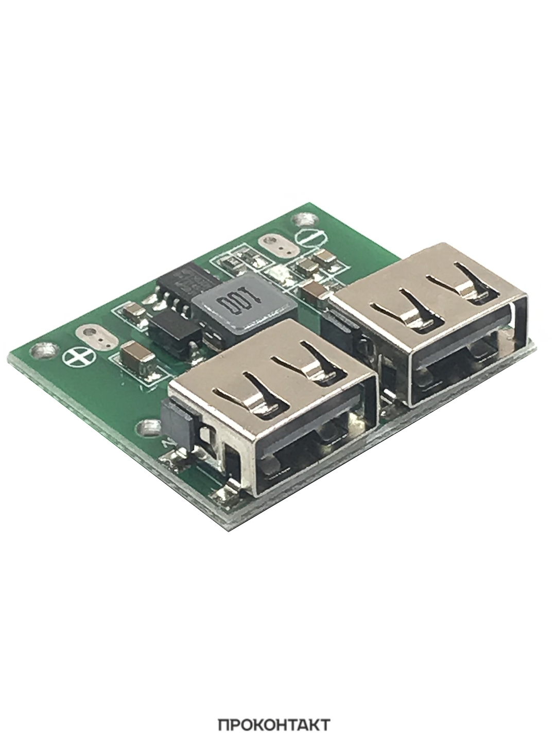 Купить Понижающий DC-DC модуль  2А USB 2 выхода (вход 6-26V) в Челябинске