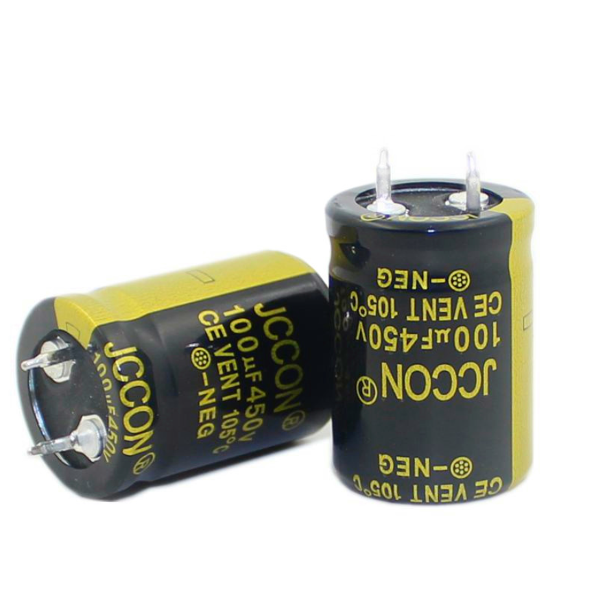 Купить Конденсатор электролитический    100UF 450V 105*C 22*30 JCCON в Челябинске