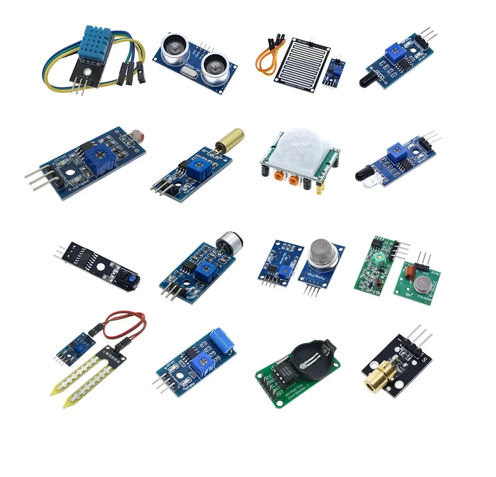 Купить Набор из 16 датчиков и модулей для Arduino (в кейсе) в Челябинске